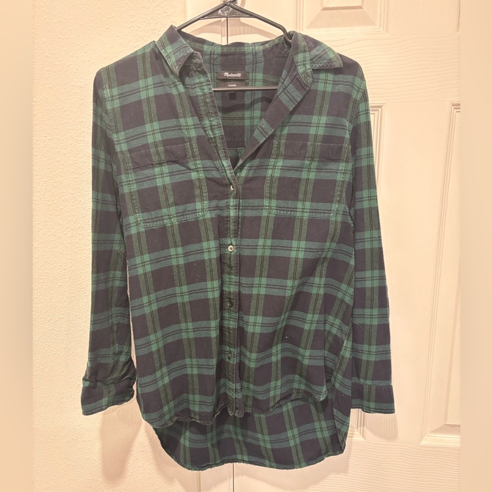 Madewell fall flannel